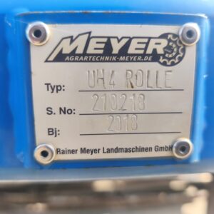 Meyer diepwoeler van opzij gezien bij KWAST Agri-Service in Almelo